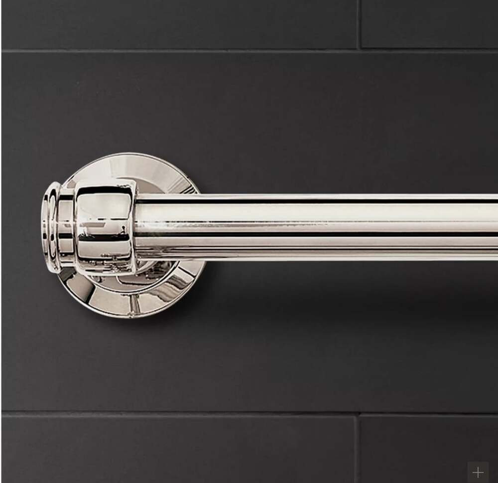NEW RH Restoration Hardware Lugarno 30" Towel Bar – Satin Nickel-- 2 available